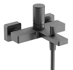 BelBagno Смеситель для ванны и душа Nexus вороненая сталь SC9014GG – фотография-1