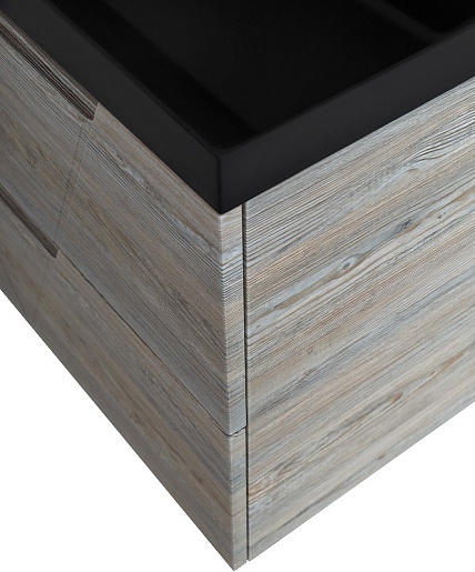 BelBagno Тумба с раковиной Vittoria 100 подвесная Pino с раковиной BB1000/450-LV-ART-AST-NERO – картинка-11