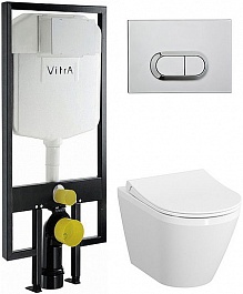 Vitra Комплект: инсталляция + унитаз Integra с микролифтом – фотография-1