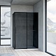 Vincea Душевой уголок Slim Soft 120x90 VSR-1SS9012CGB профиль черный стекло тонированное – фотография-13