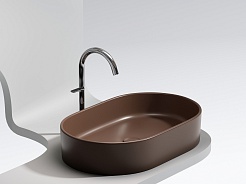 Ceramicanova Мебельная раковина Element 60 CN6048MDB тёмно-коричневый матовый – фотография-5