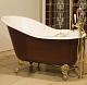 Фэма Чугунная ванна "Beatrice", ножки золото, покрытие RAL, матовое – картинка-10