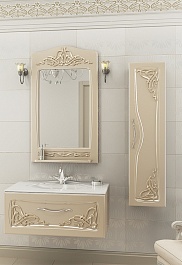 Зеркало для ванной "Vittoria" ваниль – фотография-3