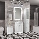 Opadiris Зеркало для ванной Риспекто 65 белое матовое со светильником – картинка-11