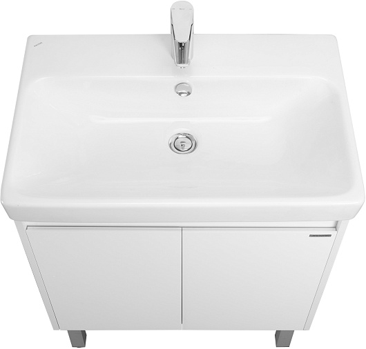 Акватон Тумба с раковиной Сканди Doors 70 белая – картинка-3