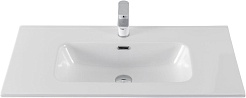 Aquanet Тумба с раковиной Алвита New 90 Flat подвесная дуб веллингтон табак – фотография-13