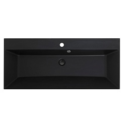 BelBagno Тумба с раковиной Vittoria 90 подвесная Bianco Lucido с раковиной BB900/450-LV-ART-AST-NERO – фотография-4