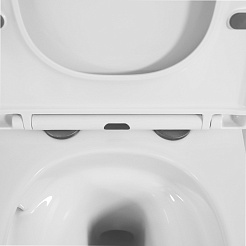 Azario Унитаз подвесной Blanco AZ-9003WT безободковый белый – фотография-11