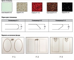 Водолей Пенал для ванной "Анжелика 40" F-3 L красный – фотография-3