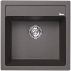 Florentina Мойка кухонная Эстель 510 серый шелк – фотография-1