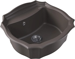 Florentina Мойка кухонная Эмилия 640 серый шелк – фотография-2