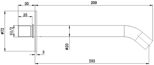Allen Brau Излив Priority 5.31B18-31 черный матовый – картинка-3