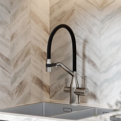 Sancos Смеситель для кухни Orta SC4008BN брашированный никель – фотография-2