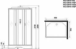 Niagara Душевая кабина Classic NG-43975-14QP – фотография-17