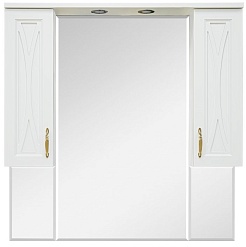 Misty Зеркало-шкаф для ванной Амбра 100 – фотография-1