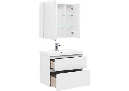 Aquanet Комплект мебели Гласс 80 – фотография-2