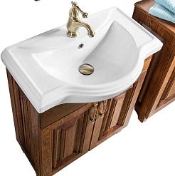 Водолей Тумба под раковину Дубэлла 65 орех – фотография-3