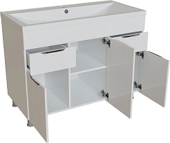 Mixline Тумба под раковину Этьен 90 белая – фотография-3