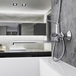 Tokito Смеситель для ванны TAKASE хром TOK-TAK-1015 – фотография-9