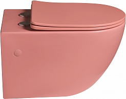 Grossman Унитаз подвесной Color GR-4411PIMS розовый матовый – фотография-3