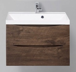 BelBagno Тумба для умывальника MARINO 700 Rovere Moro – фотография-1