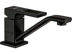 Frap Смеситель для кухни G17-6 G4517-6 черный – фотография-1