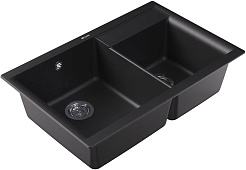 Florentina Мойка кухонная Касси 780 антрацит – фотография-2