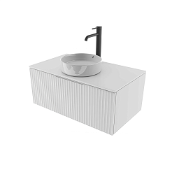 Зов Тумба под раковину Кито Флавио 60 подвесная белая – фотография-2