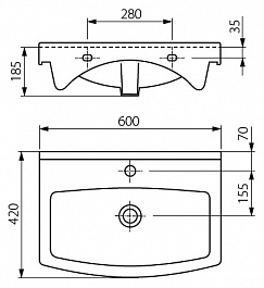 Aqualife Design Мебель для ванной "Честер 60"  – фотография-5