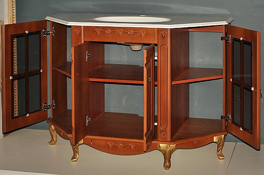 Атолл Мебель для ванной "Верона 120" скуро – фотография-8