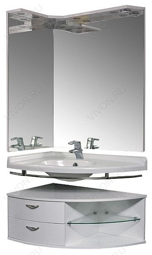 Aquanet Тумба с раковиной "Корнер Open" L – картинка-3