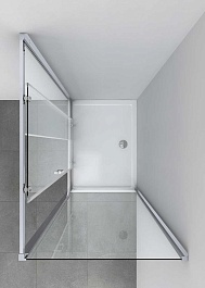 Vincea Душевой уголок Alpha 130x80 VSR-3AL8013CL профиль хром стекло прозрачное – фотография-4