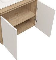 Teymi Фасад для тумбы Netta 70 Волна белый