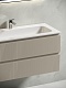 Sancos Тумба с раковиной Snob T 100 beige soft раковина Grace 101 CN7013 – картинка-18