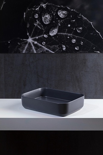 Allen Brau Мебельная накладная раковина Fantasy 50 4.11021.AN антрацит – картинка-3