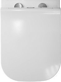 Azario Унитаз-компакт Mirada S AZ-1288A безободковый с бачком с сиденьем микролифт белый – фотография-10