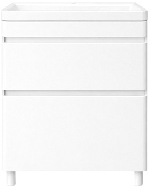 Vivon Тумба с раковиной Atwood 70 напольная белая матовая – фотография-5