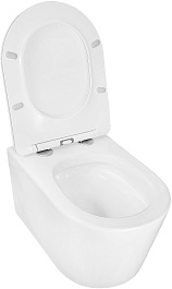 Azario Унитаз подвесной Ollin AZ-0513R безободковый белый – фотография-8