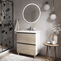 Vigo Мебель для ванной Cross 700-0-2 дуб давос натуральный – фотография-3