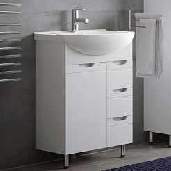 Corozo Мебель для ванной Лея 65 Z3 белая – фотография-6