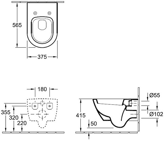 Villeroy & Boch Унитаз подвесной "Subway 2.0" 5600 10 01 – фотография-4