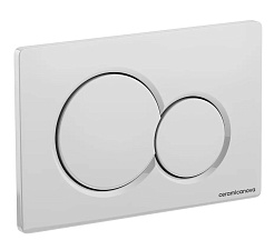 Ceramicanova Кнопка смыва Balance Circle CN12-003W белый глянцевый – фотография-2