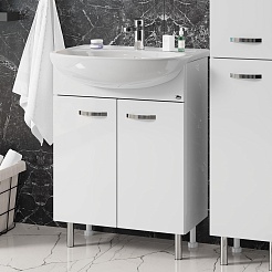 Onika Тумба под раковину Коралл 60.10 белая – фотография-3