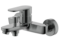 Aquatek Смеситель для ванны с душем Ника AQ1840BGM оружейная сталь – фотография-1