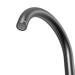 Tokito Смеситель для кухни KUDO чёрный TOK-KUD-1013 – фотография-4