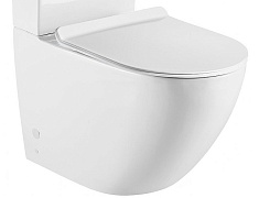 BelBagno Чаша унитаза безободкового Amanda BB051CPR, P-trap без сиденья