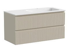 Sancos Тумба с раковиной Snob T 100 R beige soft раковина Grace 101 R CN7015 – фотография-1