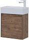 Aquanet Тумба с раковиной Nova Lite 50 подвесная дуб рустикальный – фотография-15