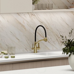 Sancos Смеситель для кухни Eri SC4001ZG полированное золото PVD покрытие – фотография-2