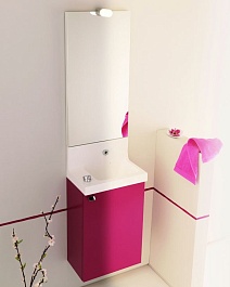 Jacob Delafon Мебель для ванной "Pop Laminar 40" L красная – фотография-1